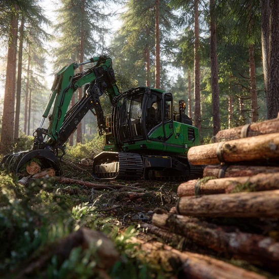 NikiMara - Harvertory, lesn&iacute; činnost, těžba dřeva